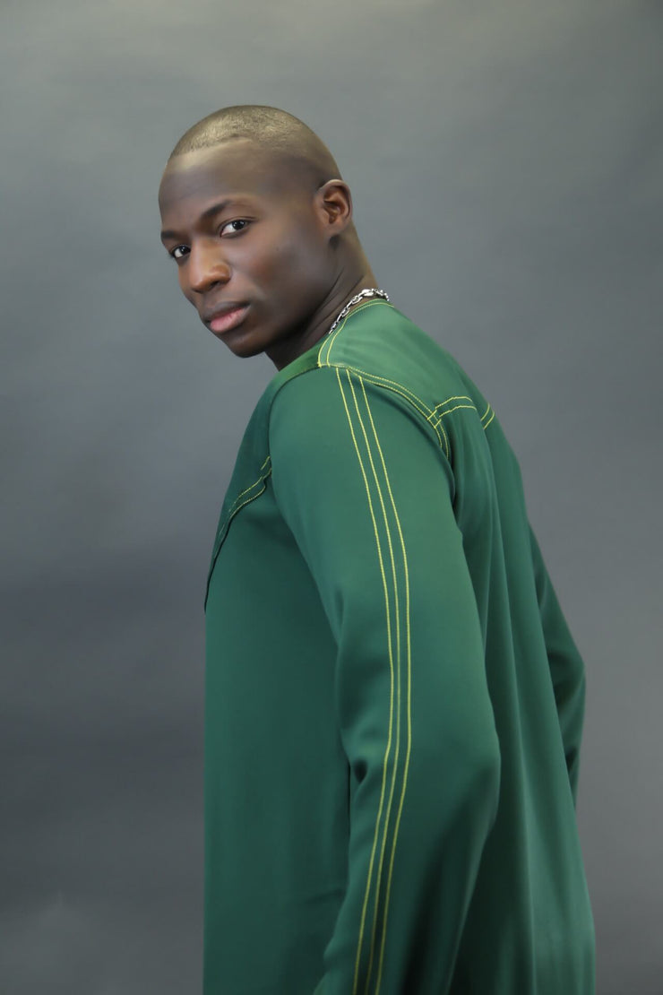 Qamis Safir Signature Green Velvet