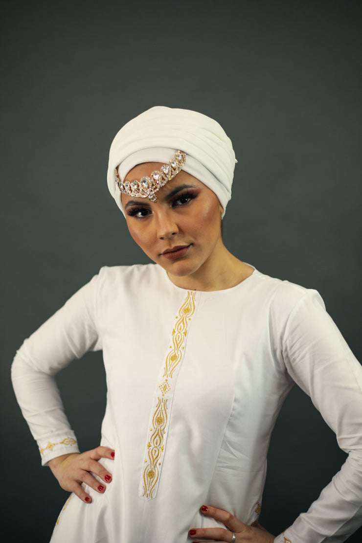 Modèle femme Orcielle coupe évasée