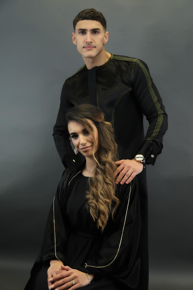 Qamis Safir Signature Black Velvet