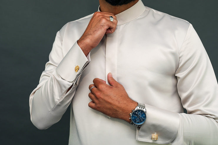 Qamis Creamy Satin