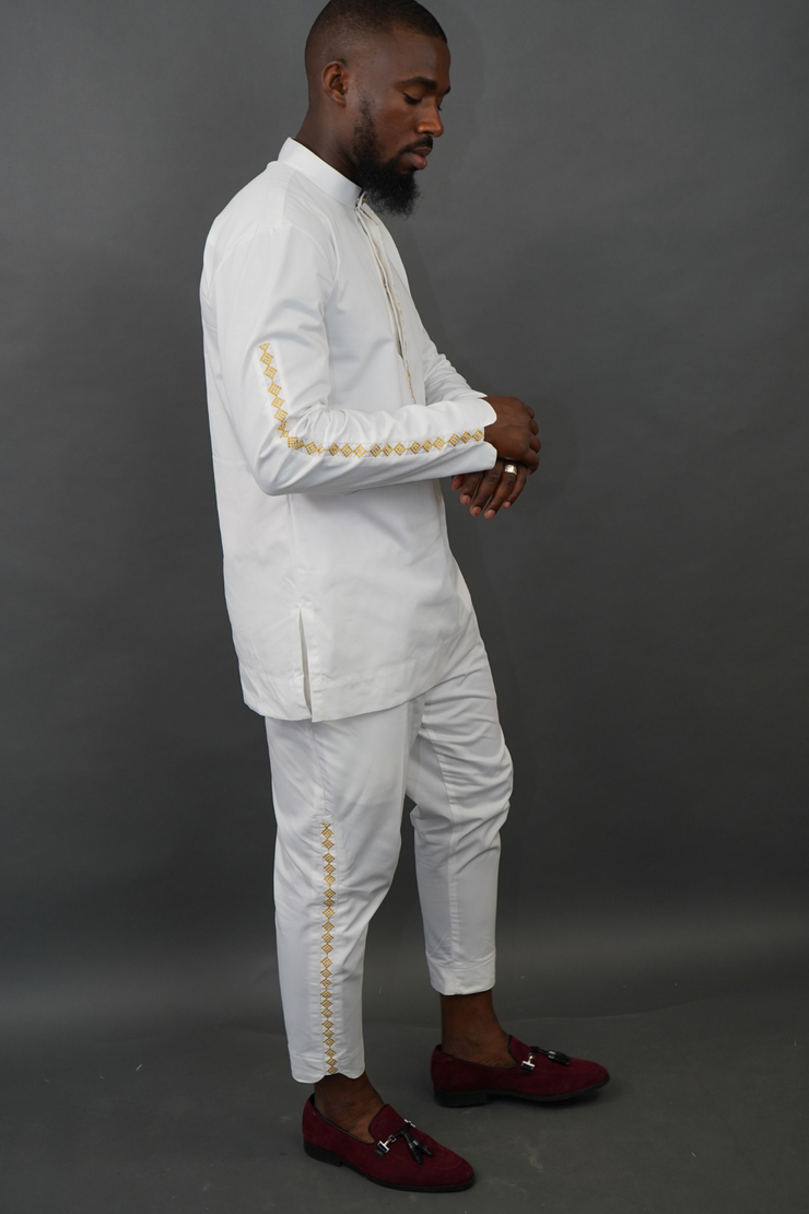 Qamis avec pantalon hotsell