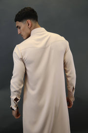 Qamis Creamy Nude