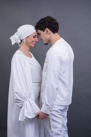 Qamis Orcerti court avec pantalon